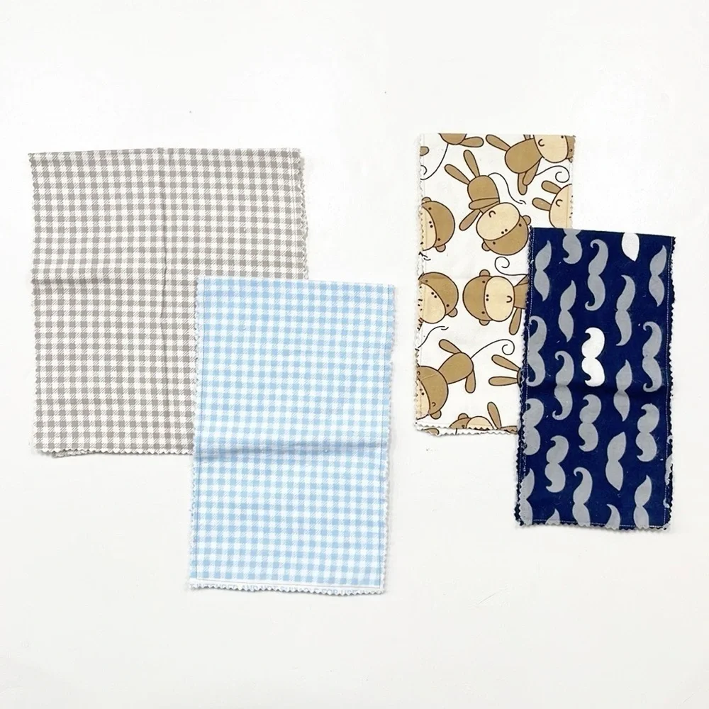 Set of 4 burp cloths